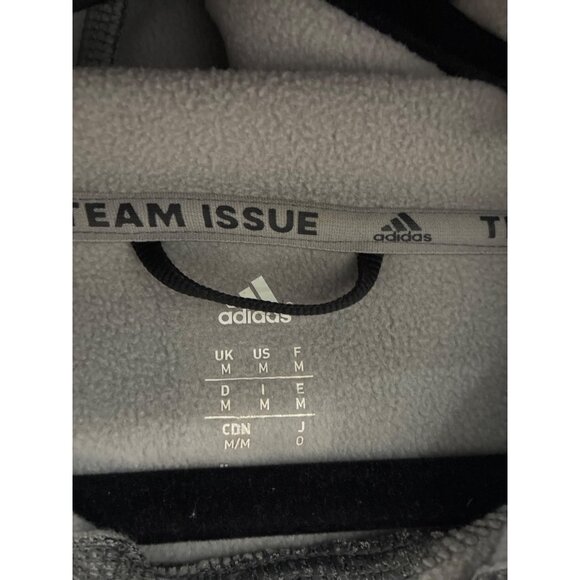 Adidas Hoodie Mens Gray Sleeveless clima warn Athletic Sport size M team issue - Picture 4 of 7